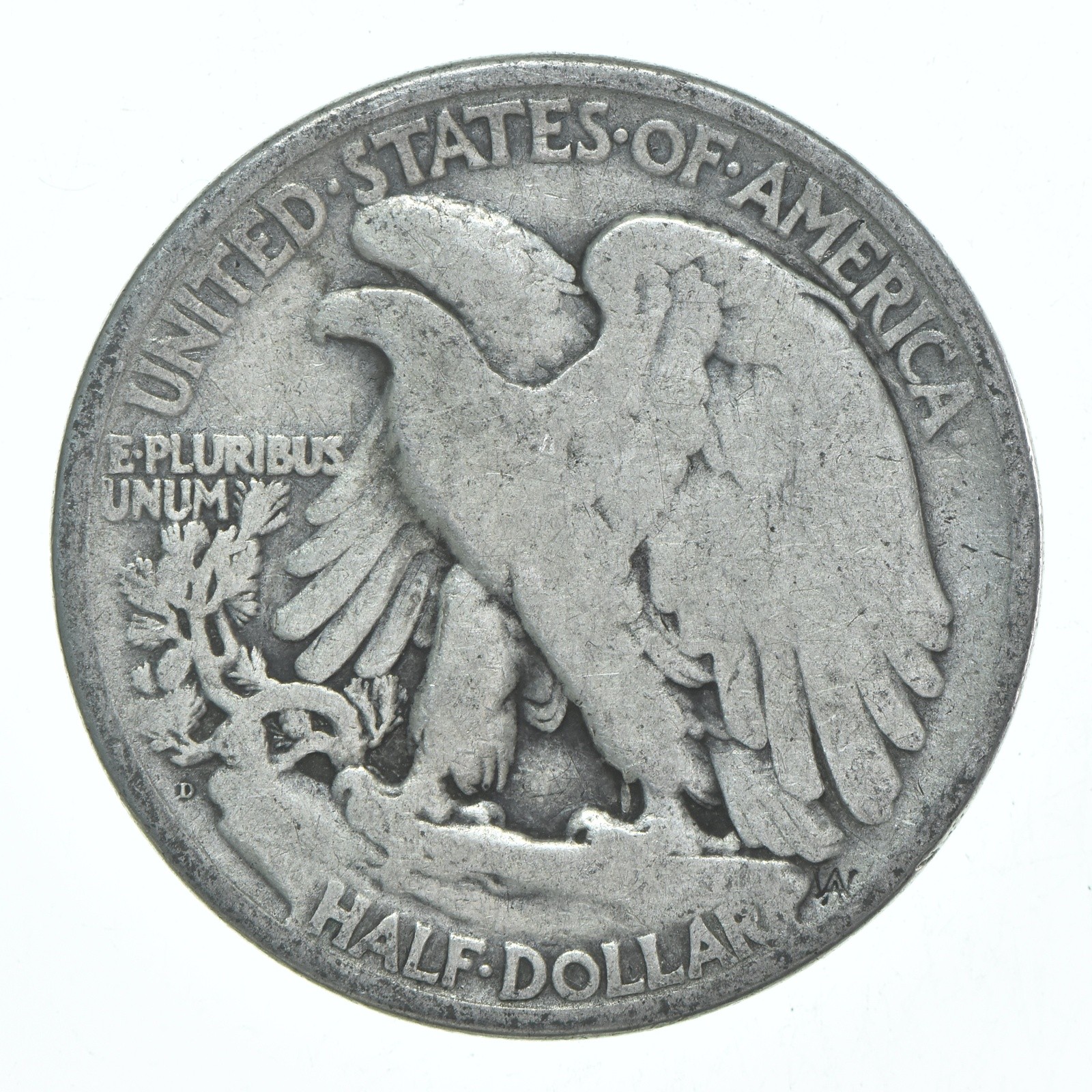 1929-D Walking Liberty Half Dollar CIRC 90% Silver
