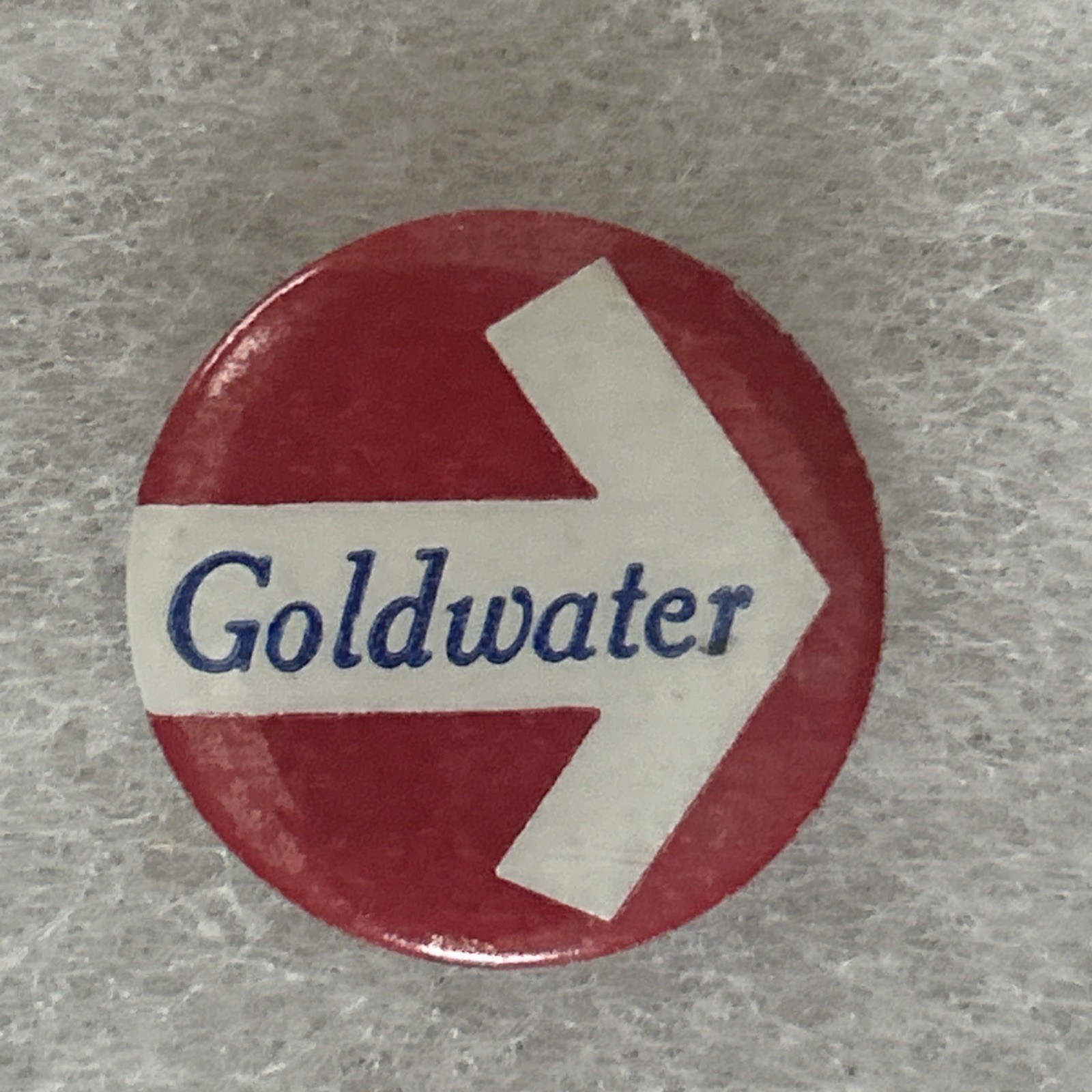 Goldwater 1 1/4” pinback button pin