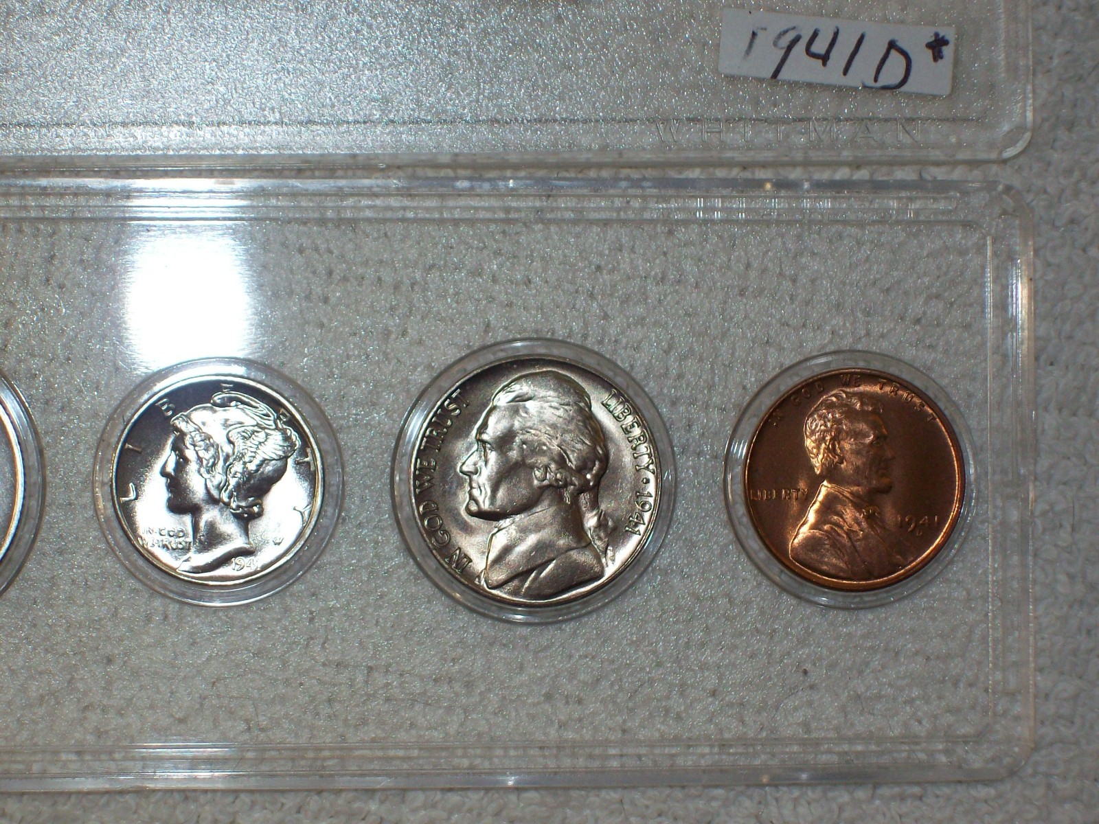 1941 MINT SET UNCIRCULATED DENVER MINT