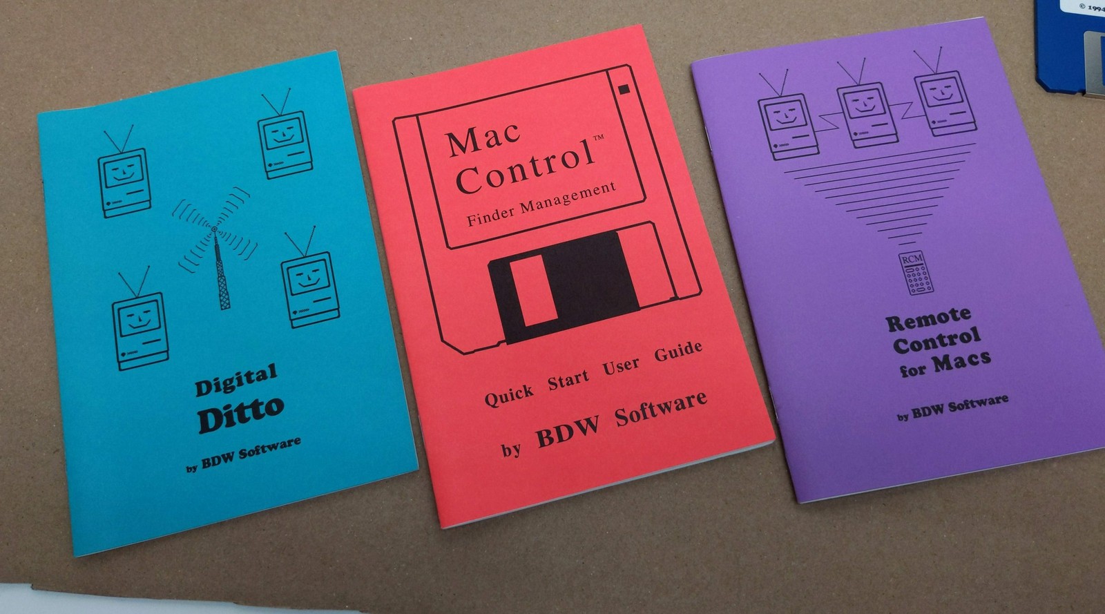 BDW Remote Control, Finder Management, Digital Ditto ~ Classic Mac Software