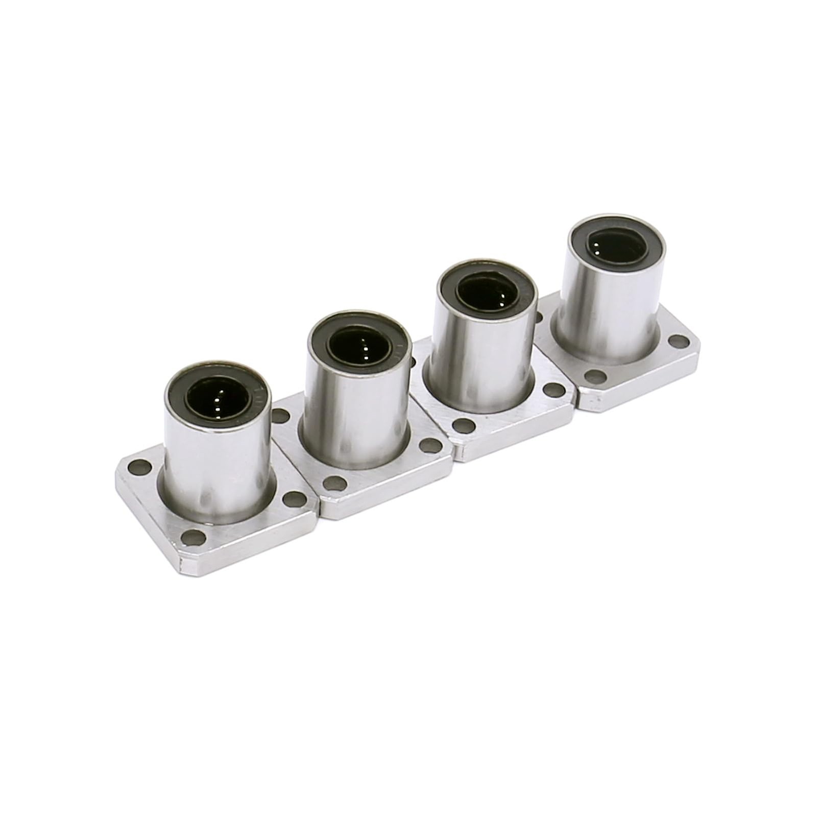 FKG LMK8UU Square Flange Linear Ball Bearings 8x15x24mm, Set of 4