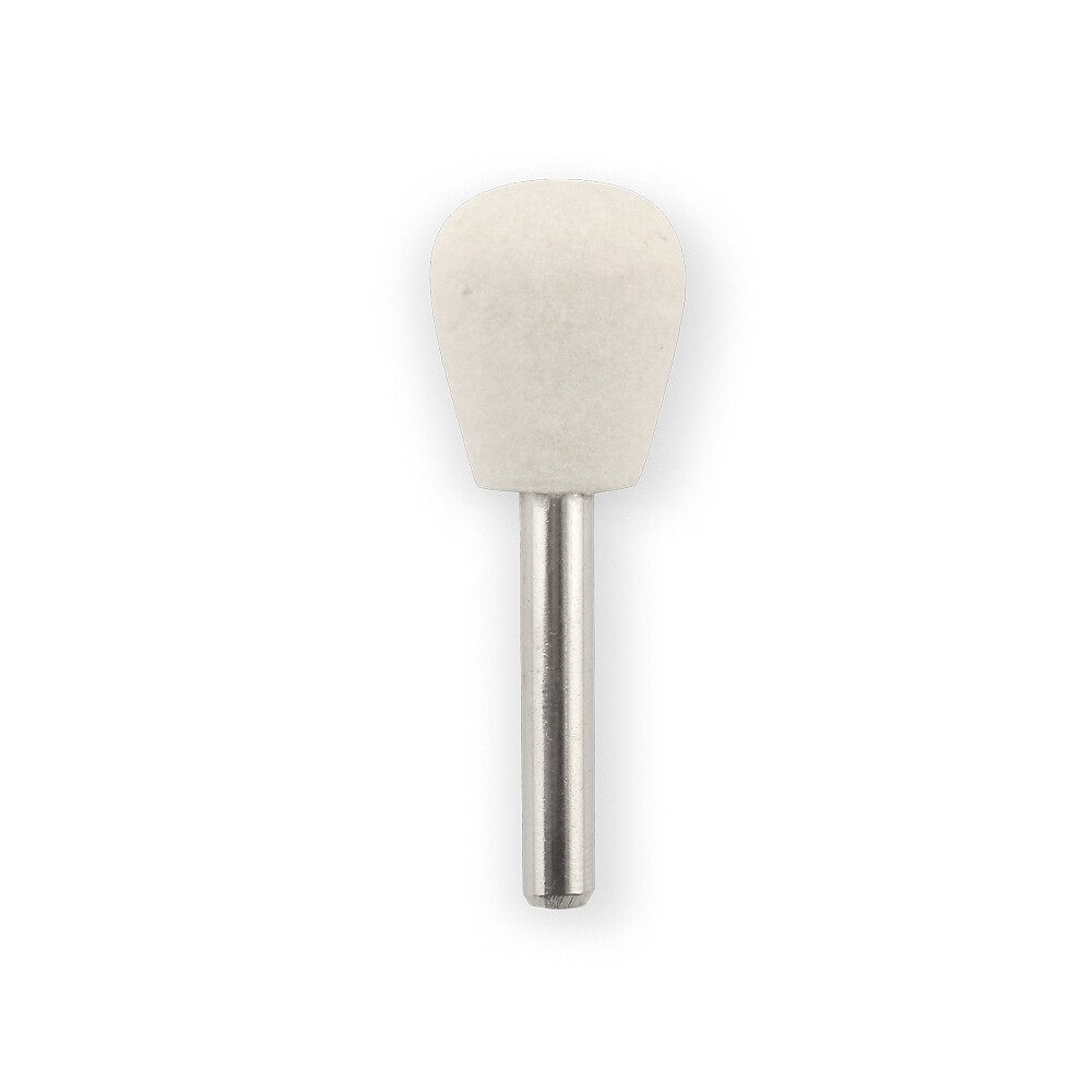 Club Shape Felt Cone- Polish Metals, Polishing Compound