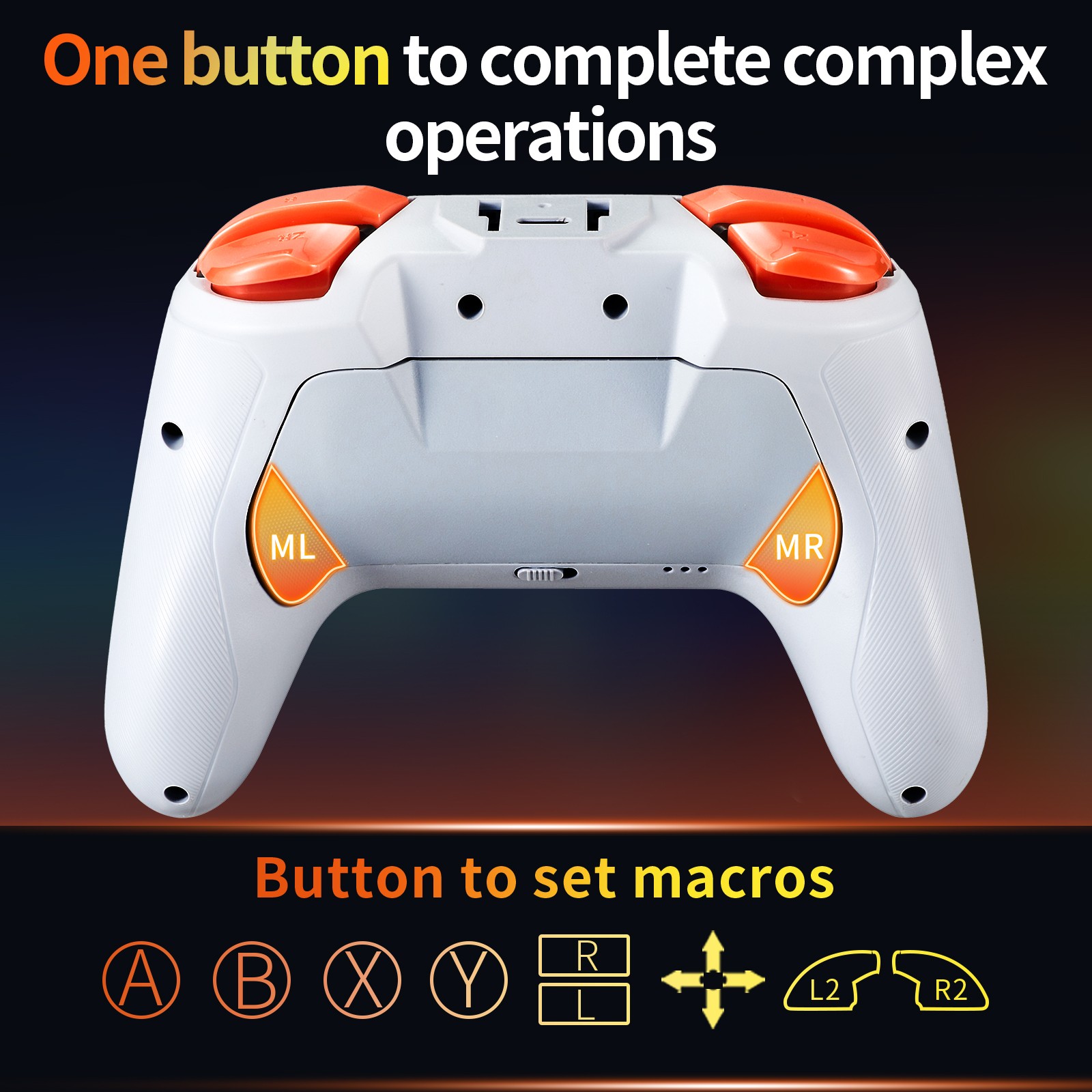 APP Control Wireless game Controller w/NFC TURBO For Switch 2 PC IOS Android