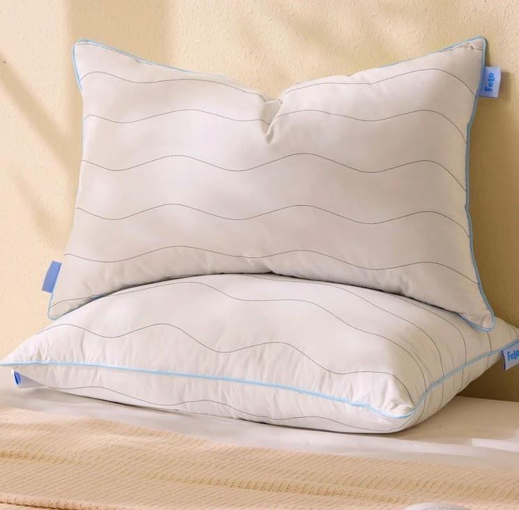 FELO FEATHER DOWN PILLOW WHITE GOOSE/DUCK DOWN SOFT SUPPORTIVE QUEEN OR KING NEW