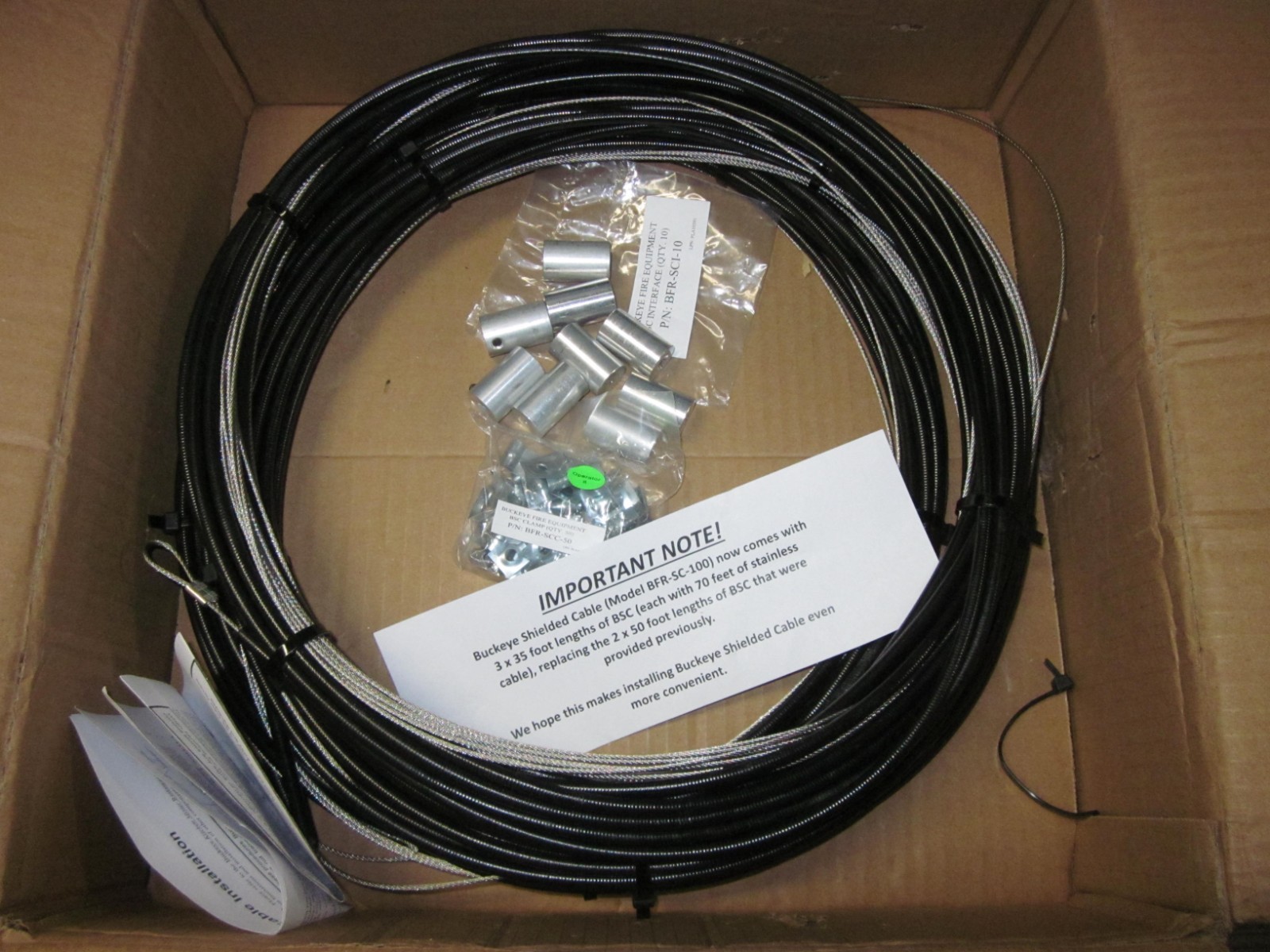 Buckeye Fire Equipment ~ BFR-SC-100 ~ Shielded Cable
