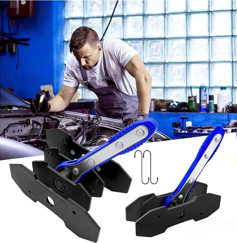 Ratcheting Brake Piston Spreader Wrench Caliper Pad Install Tool Press Ratchet