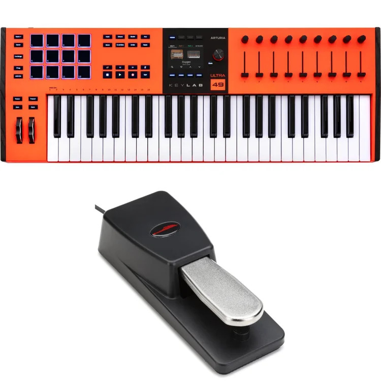 Arturia KeyLab 49 mk3 Ultra 49-key Keyboard Controller with Sustain Pedal -