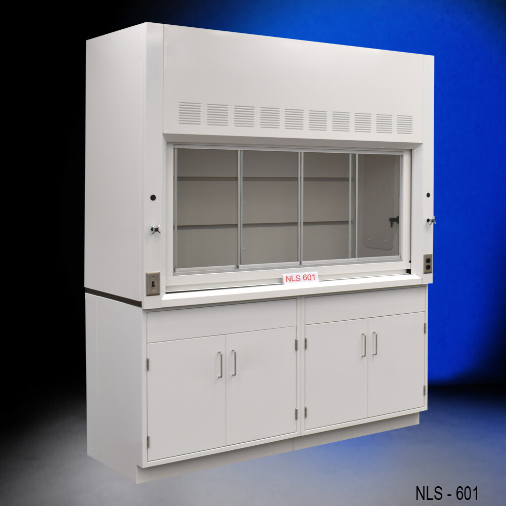 Chemical 6 ft  Fume Hood Exhaust w/ General Storage Cabinet / In Stock / E1-164