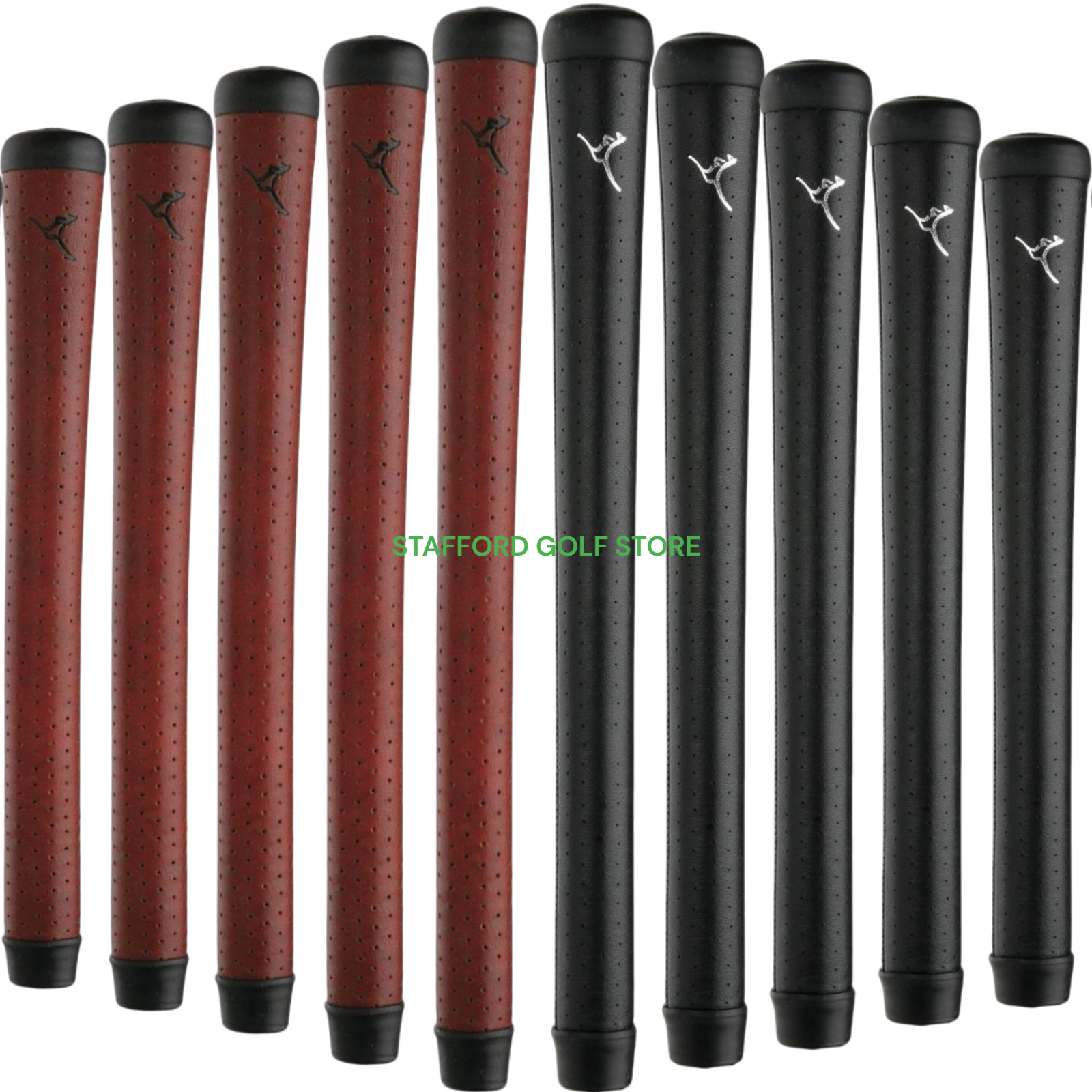 The Grip Master The Roo Leather Golf Grips Bundle Set Pick Size Color Quantity