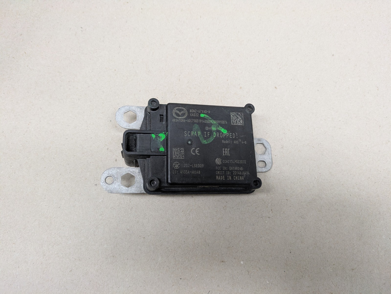Mazda 3 Adaptive Cruise Distance Sensor Radar 2019 - 2021 B0N2-67XA0-D