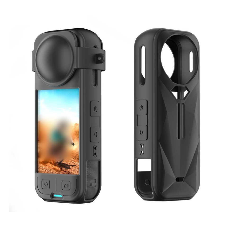 For Insta 360 X5 Camera Accessory Kit With Silicone Case And Lens Covers