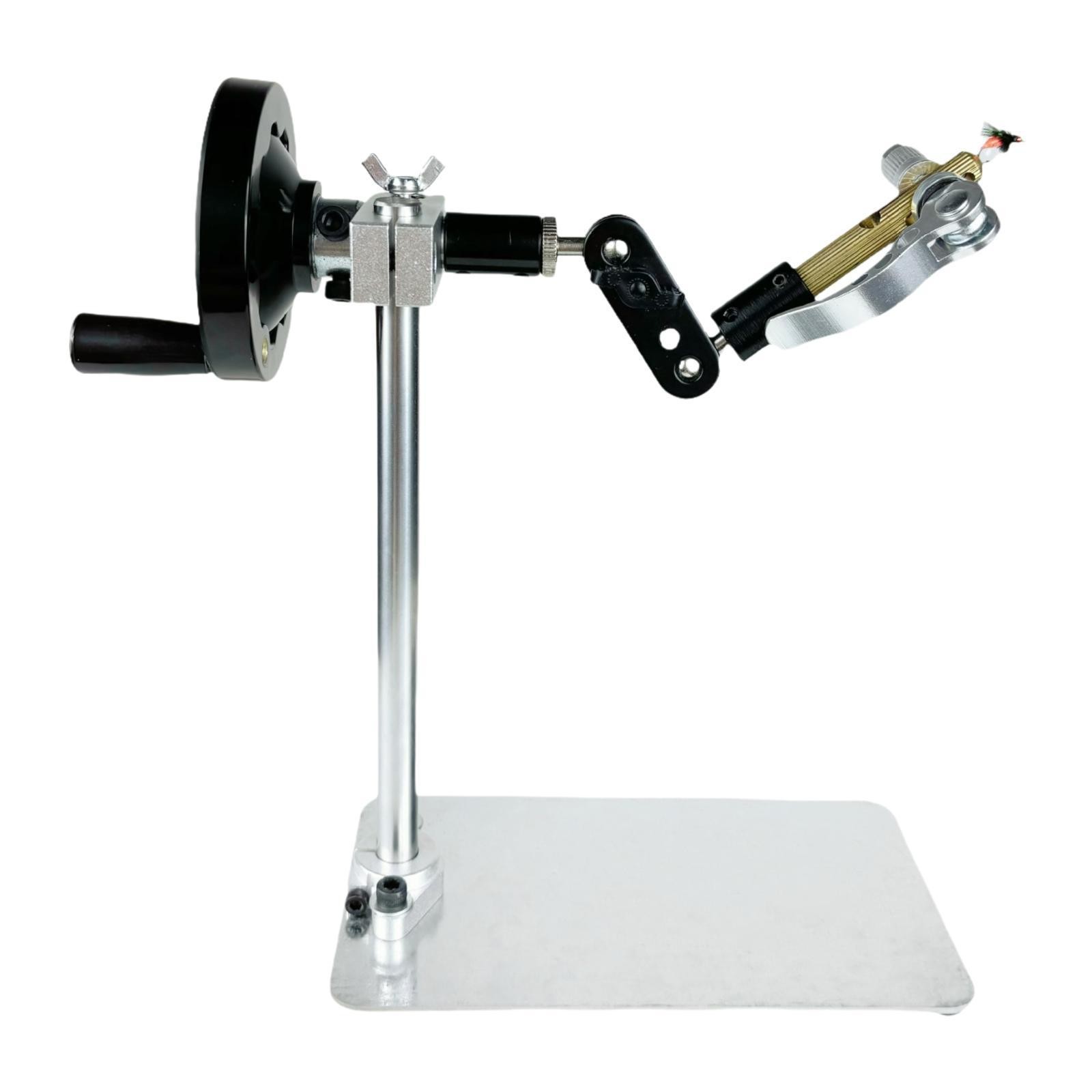 Rotary Fly Tying Vise Starter Fishing Tackle Portable Metal Fishing Supplies