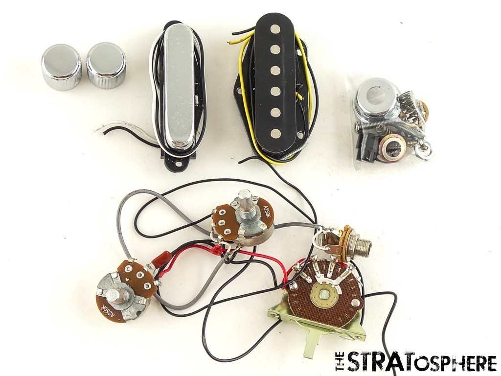 Fender Standard Tele Single-Coil PICKUPS POTS KNOBS & SWITCH, Telecaster.