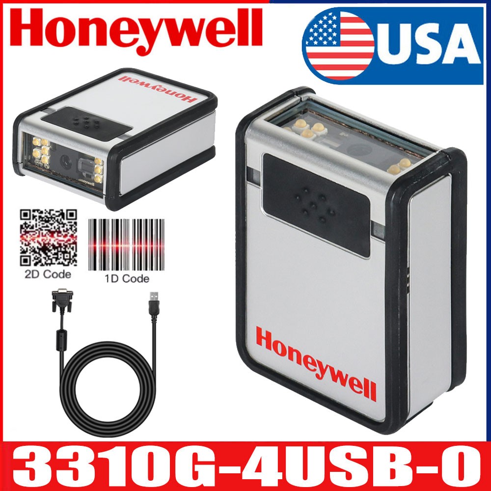 Honeywell Vuquest 3310G-4USB-0 2D Area-lmaging Hands-Free USB Barcode Scanner US