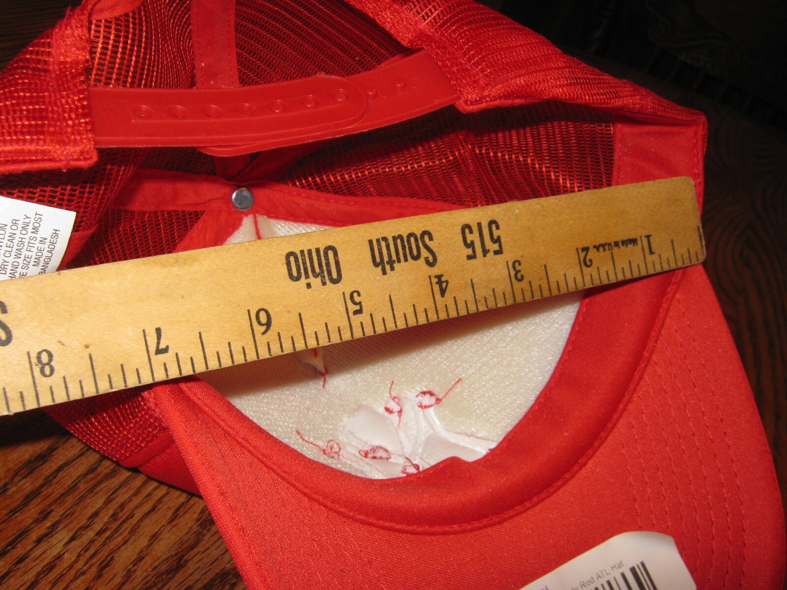 Baseball Nissun Cap Adjustable Lostlove Bloody Red ATL Hat ( NY )