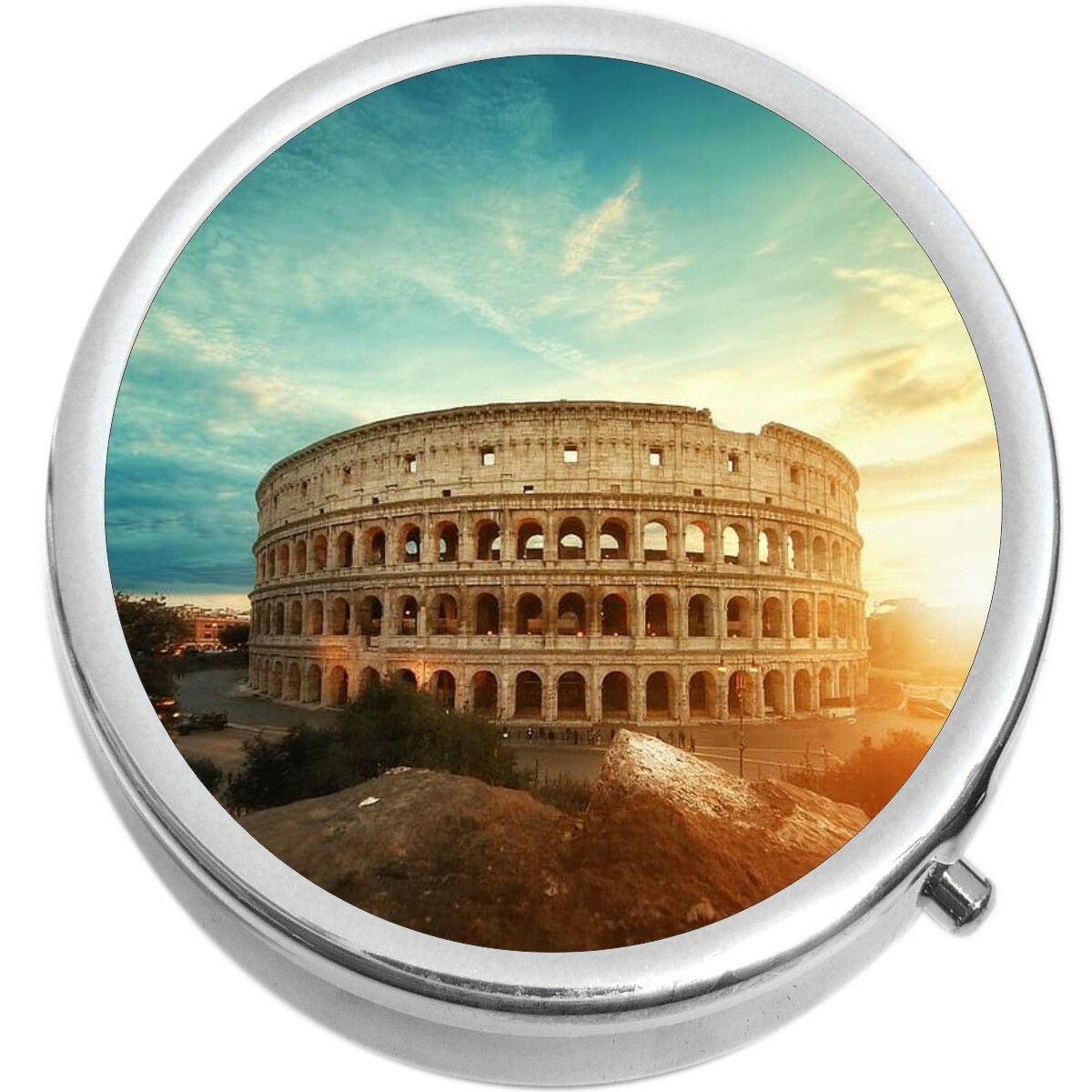 Acropolis of Athens  Medicine Vitamin Pill Box