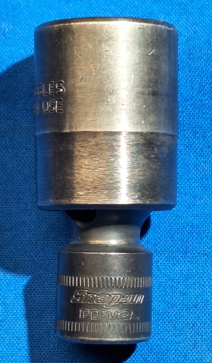 Snap-On IPDFM12A 3/8" drive 12 point 12mm shallow impact swivel socket