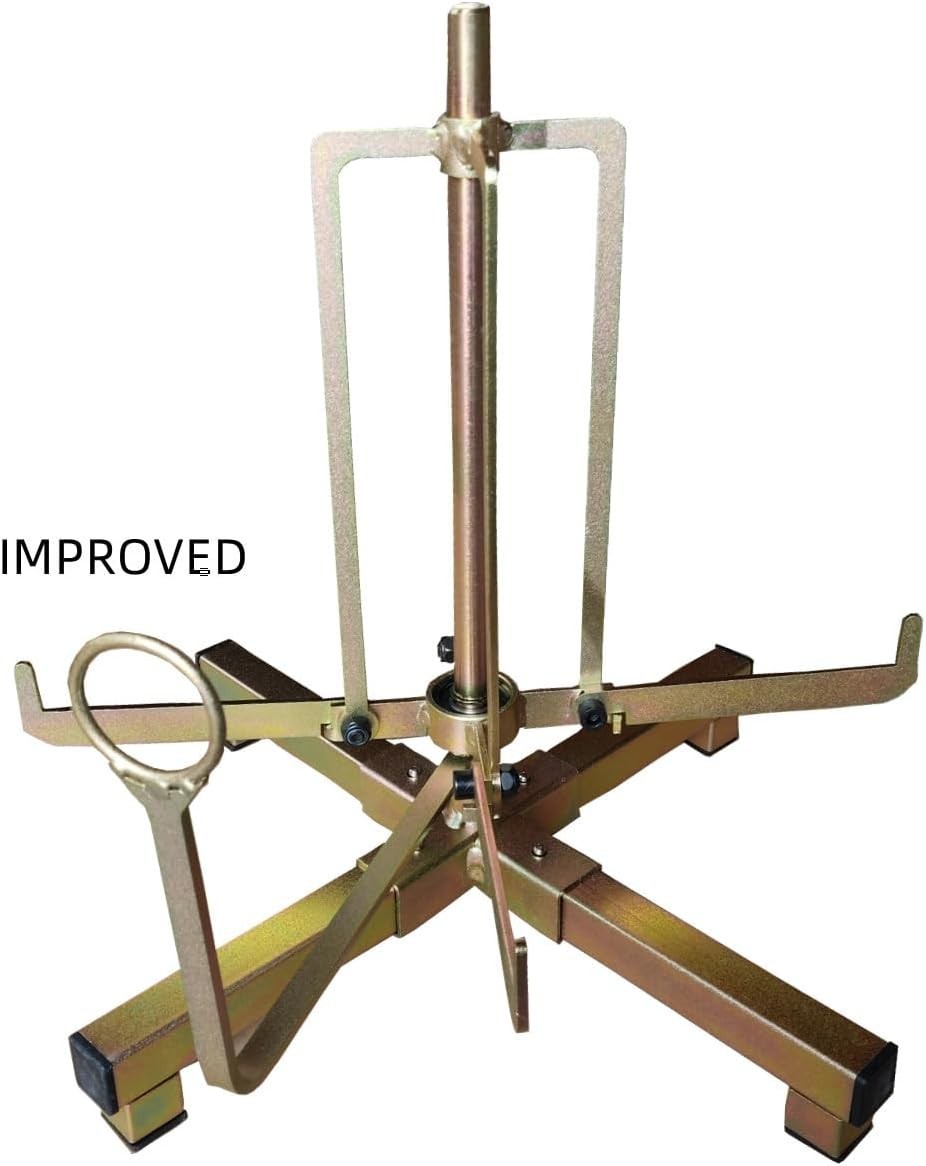 Ruipai Folding Wire Spool Rack Floor Or Stud Mounted Cable Dispenser