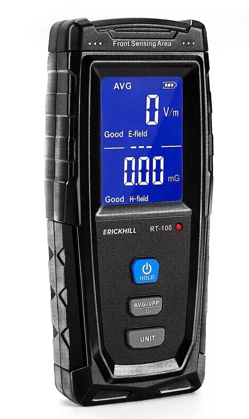 Erickhill Rechargeable EMF Tester Electromagnetic Radiation Tester RT-100