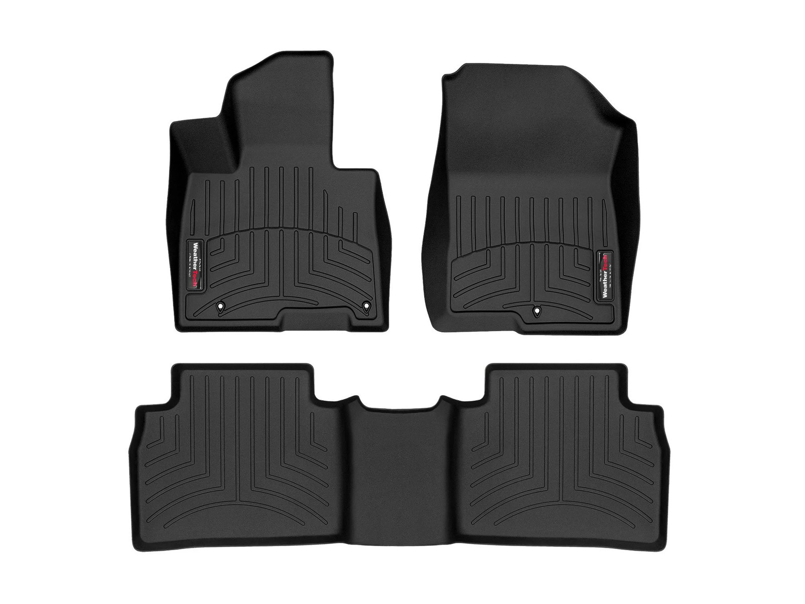 WeatherTech FloorLiner for 2022-2026 Hyundai Tucson - 1st & 2nd Row, Black