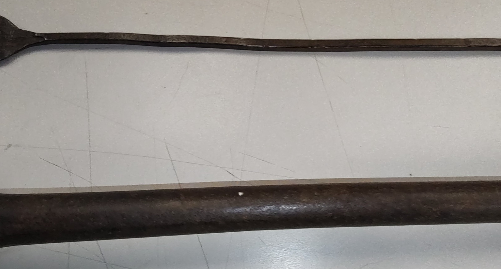 Blacksmith ladel with hand crafted chain 1800's ?