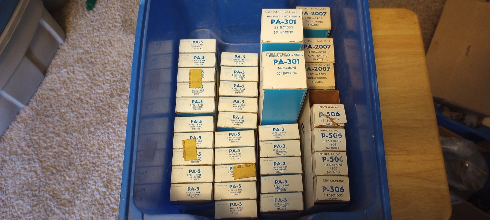 Lot of (34) New Centralab Switches, Free Shipping!