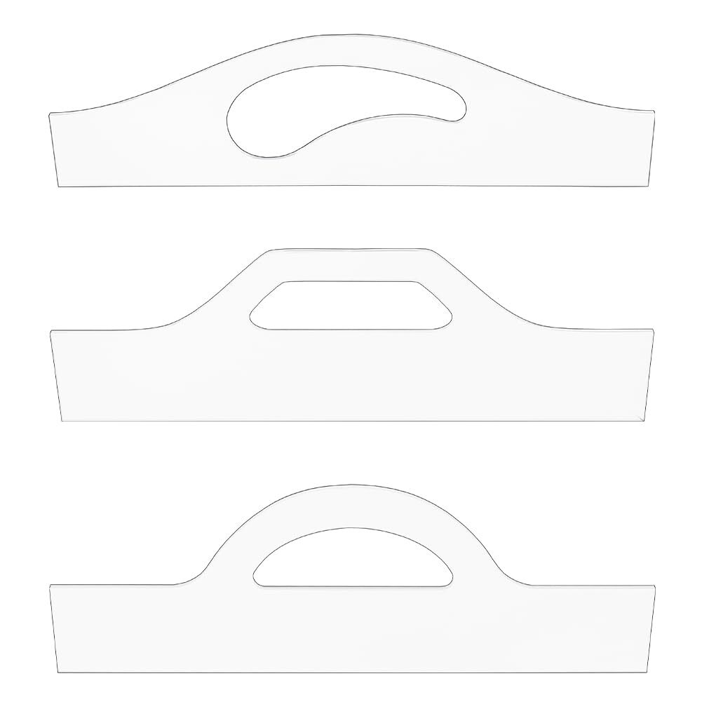 3Pcs Handle Template Cutting Board 3 Styles Templates for Woodworking Acrylic...