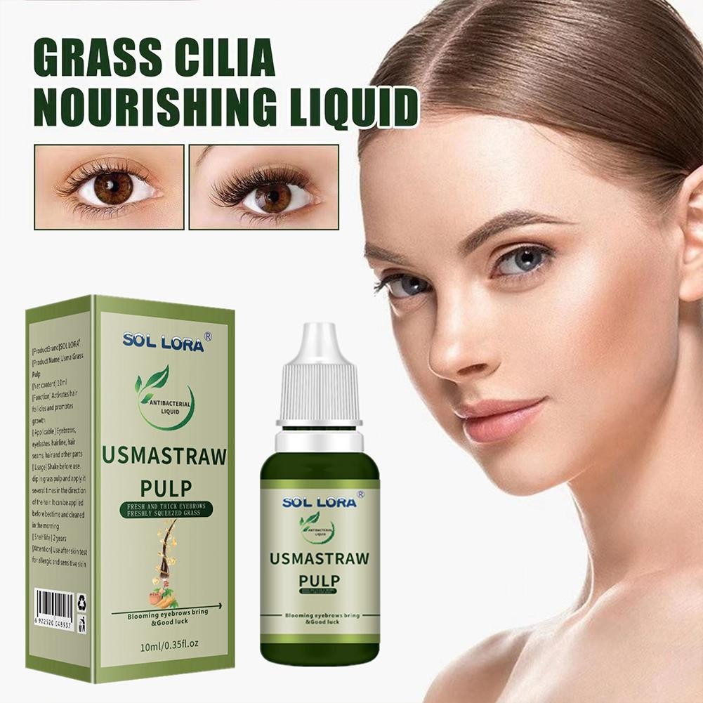 Usma Grass Hair Care Cilia Growth Nourishing Liquid Black Little Magic X6W3