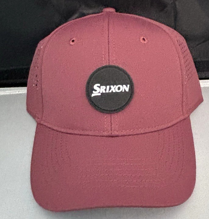 SRIXON Circle Performance Golf Hat Snapback NEW Dark Red