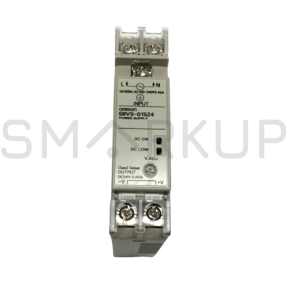New In Box OMRON S8VS-01524 100-240VAC Power Supply