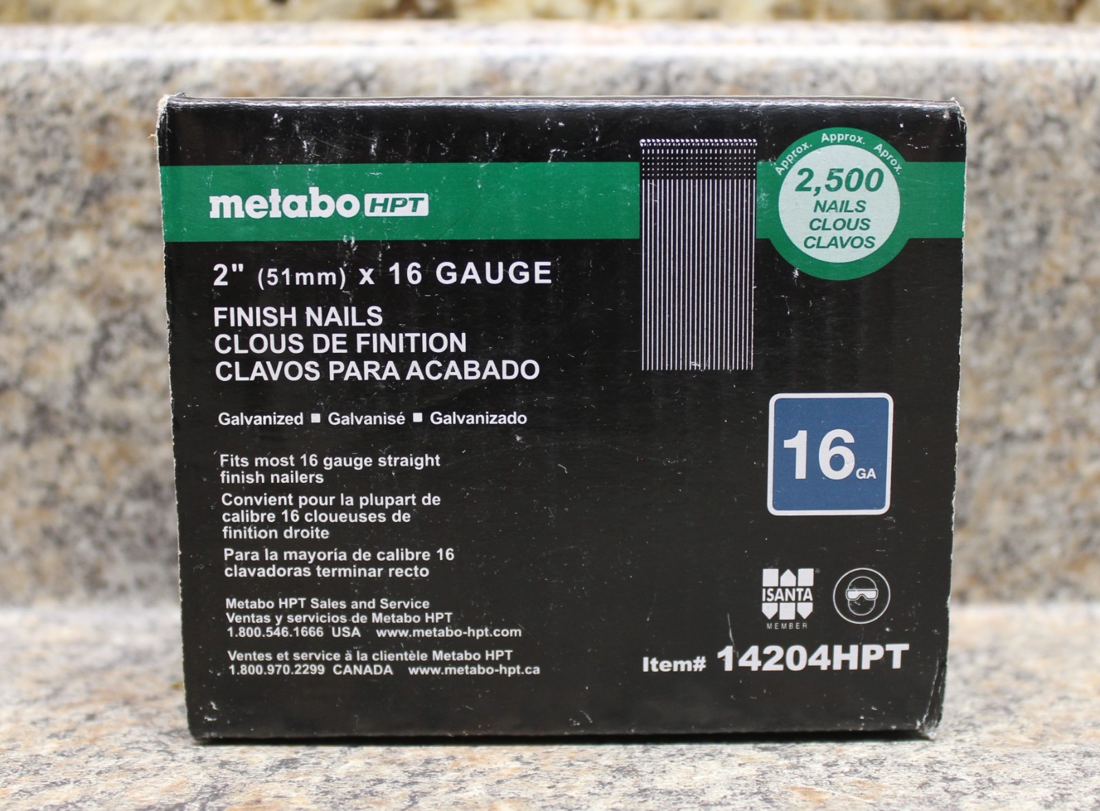Metabo HPT 14204HPT 2" 51mm x 16 Gauge Finish Nails