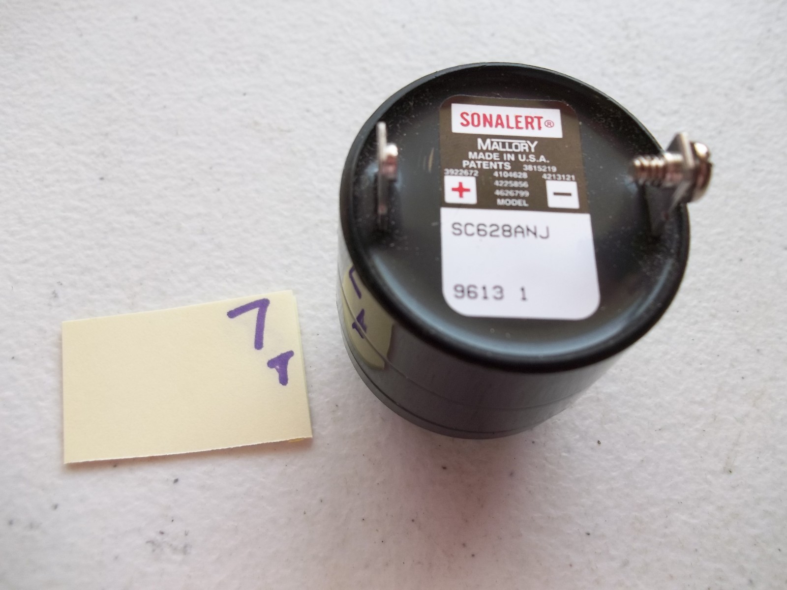 NEW NO BOX SONALERT MALLORY SC628ANJ AUDIBLE ALERT ALARM  (285-2)