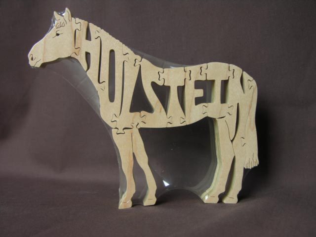 SALE Last ONE Holsteiner Horse Wooden Amish Made Tack Room Puzzle Toy