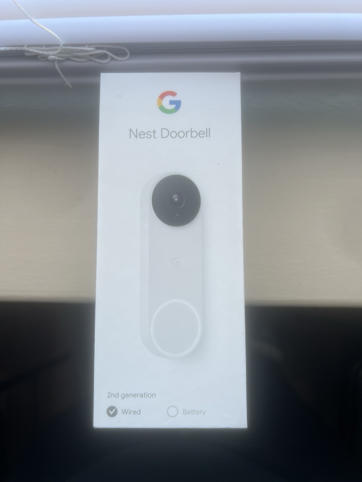 Google Nest Doorbell White Wi-Fi Video Doorbell Motion Activated Mic/Speaker
