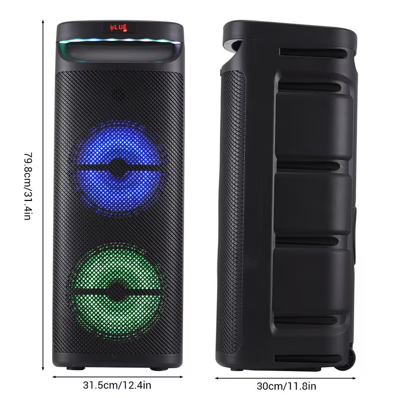 All-in-One 1000W Karaoke Speaker Wireless Mic TWS Bluetooth