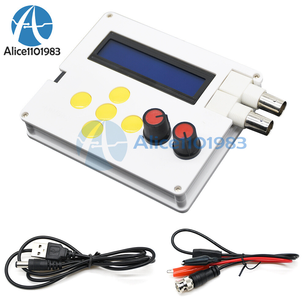 1602LCD DC4-10V DDS Function Signal Generator Square Wave Adjustable 1Hz-500K