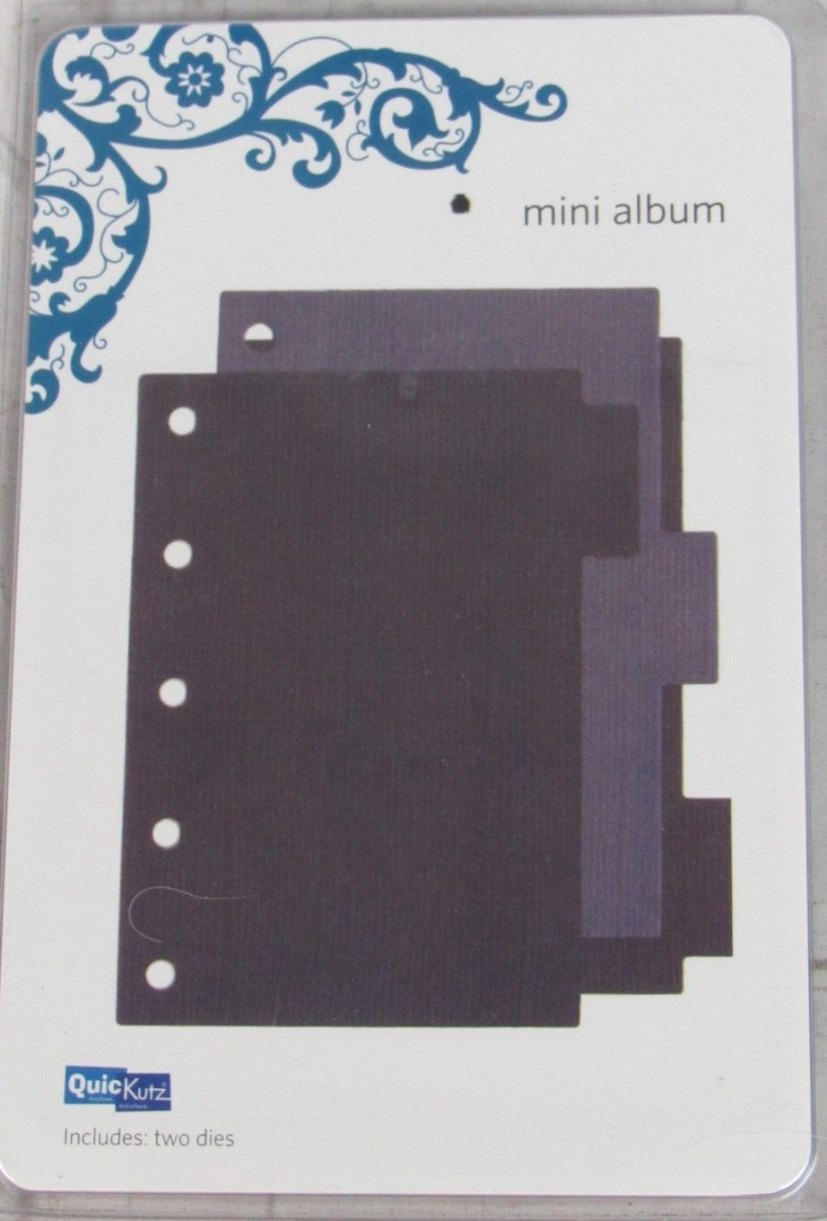 QuicKutz Mini Album 4x4, 2 Cutting Die Set REV-0042