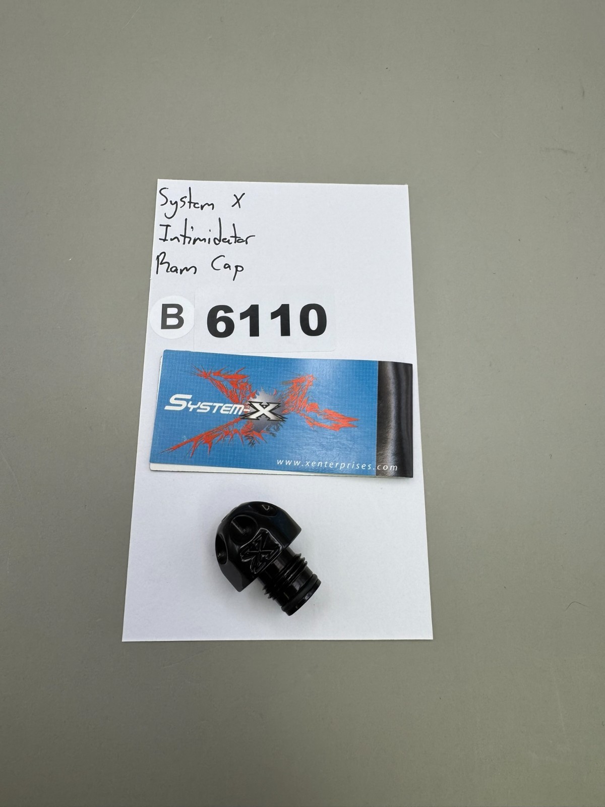System X Intimidator Ram Cap-Gloss Black