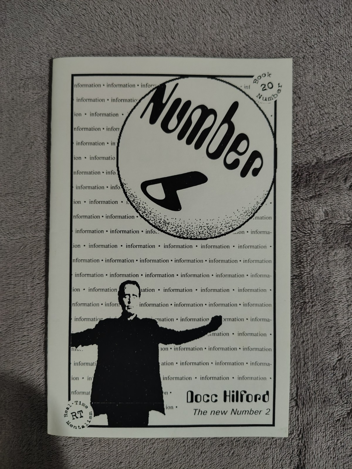 Number 6 By Docc Hilford - Magic Trick Booklet - Real Time Mentalism Book 20