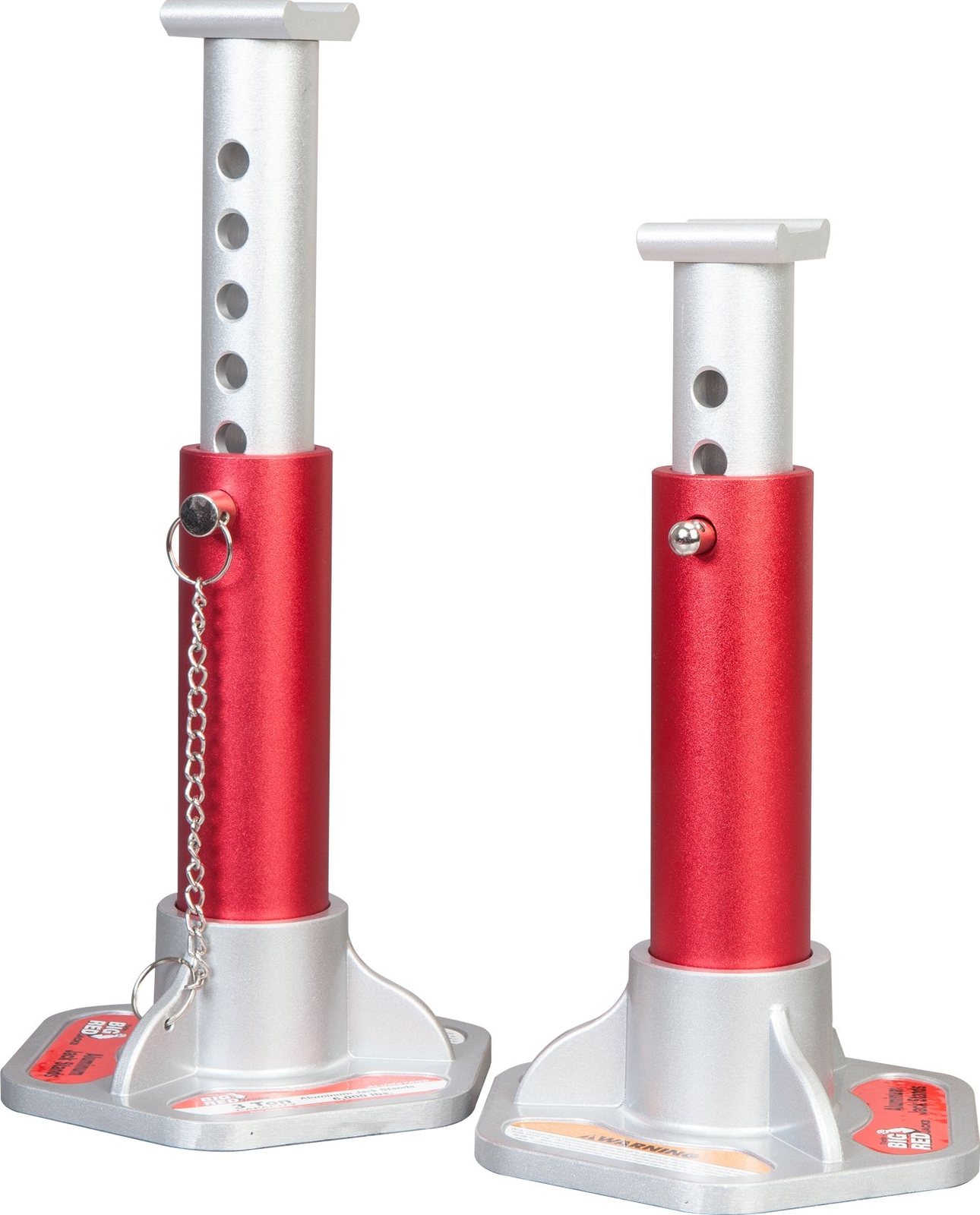 3 TonTorin Aluminum Jack Stands with Locking Support Pins