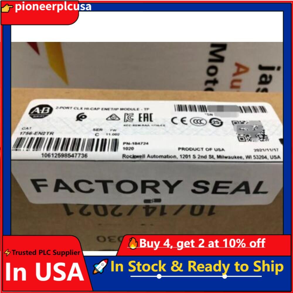New AB 1756-EN2TR Series C FW 11.002 ControlLogix NEW 1756EN2TR US Free Tax