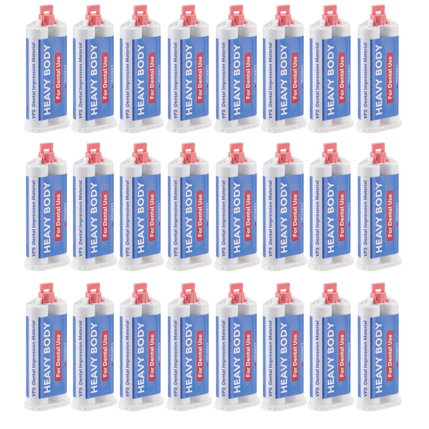 24Pcs Dental Heavy Body Fast Set Dental Impression Material 50mL Cartridge USA