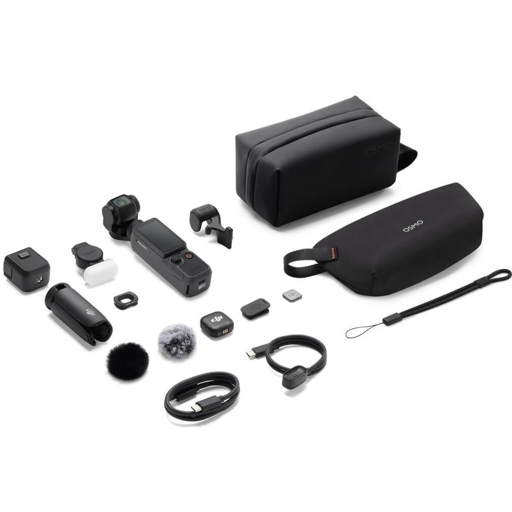 DJI Osmo Pocket Four Creator Combo Handheld Stabilizer 4k Camera