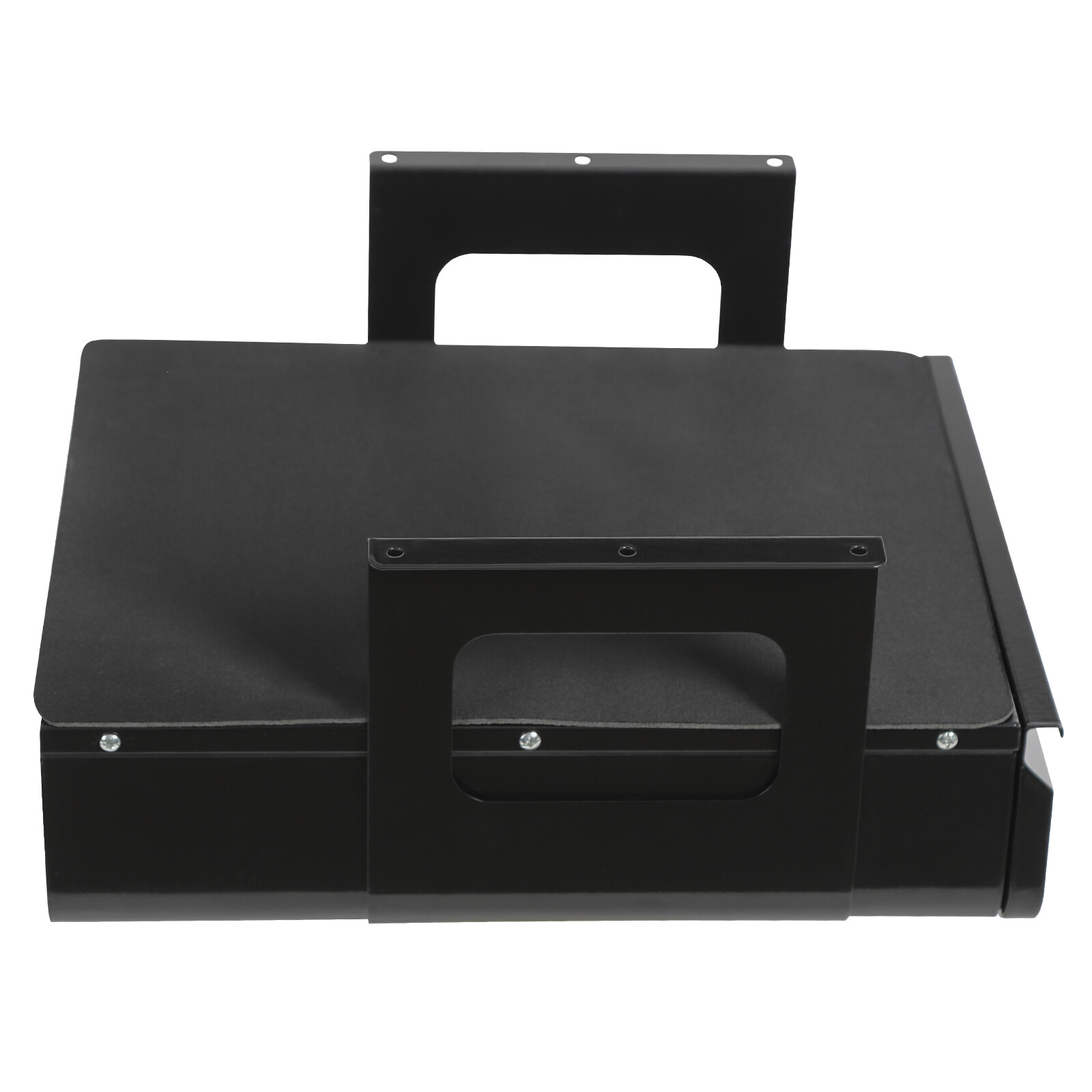 11.5 × 14.3in Lockable Under Desk Pull-Out Sliding Storage Drawer