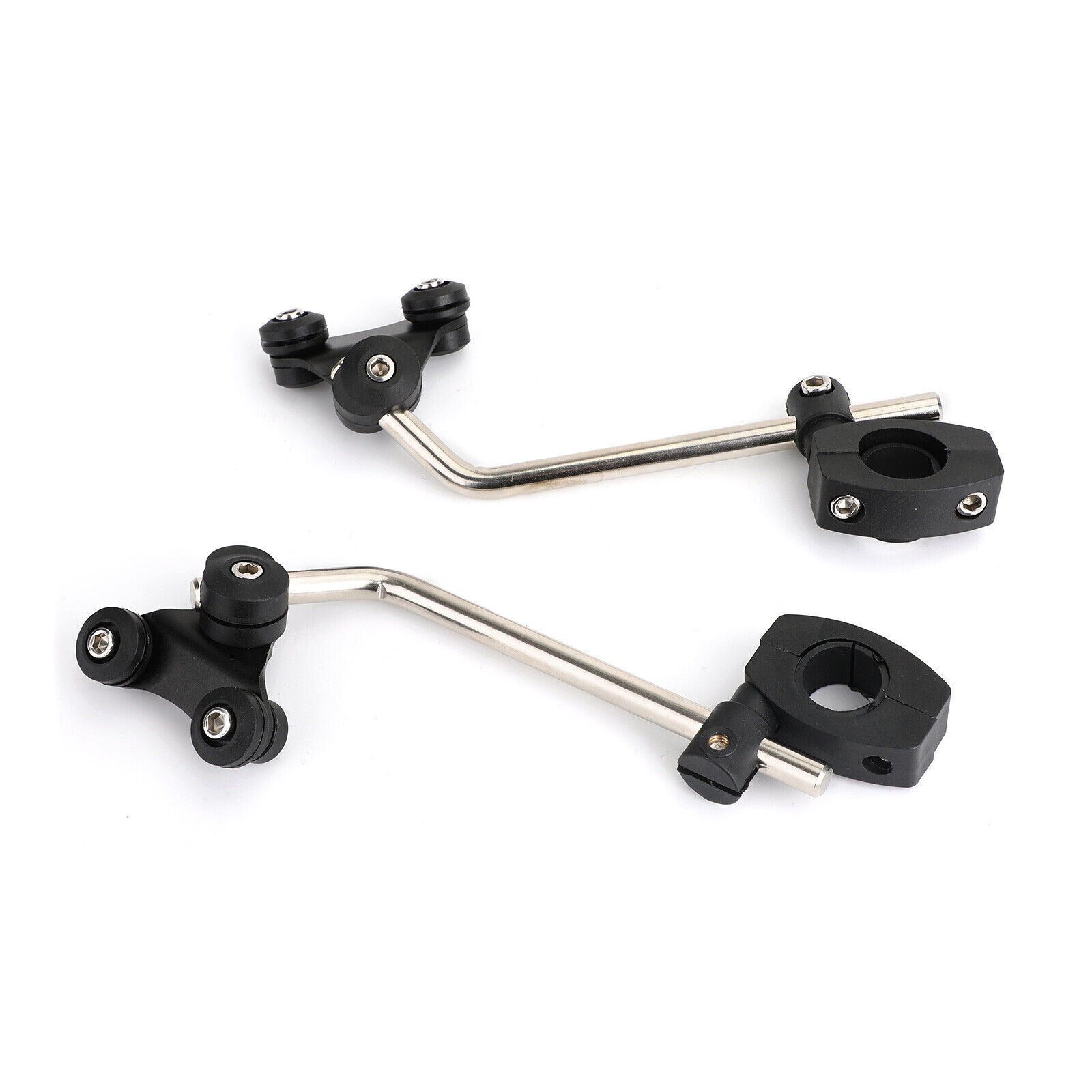 Windscreen Bracket 7/8" 22mm Standard Handlebar Windshield Mount Clamp BLK
