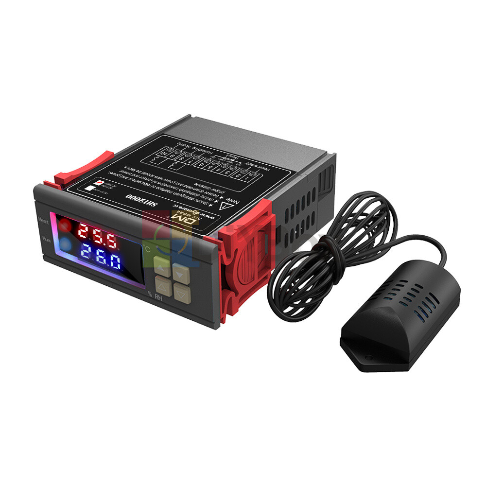SHT2000 AC 110~230V 10A Temperature and Humidity Controller Thermostat Sensor