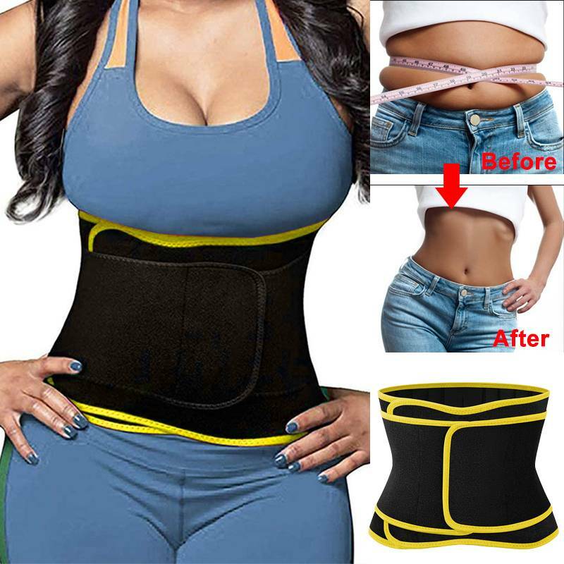 Women Waist Trainer Neoprene Belt Sauna Sweat Body Shaper Tummy Slimming Corset