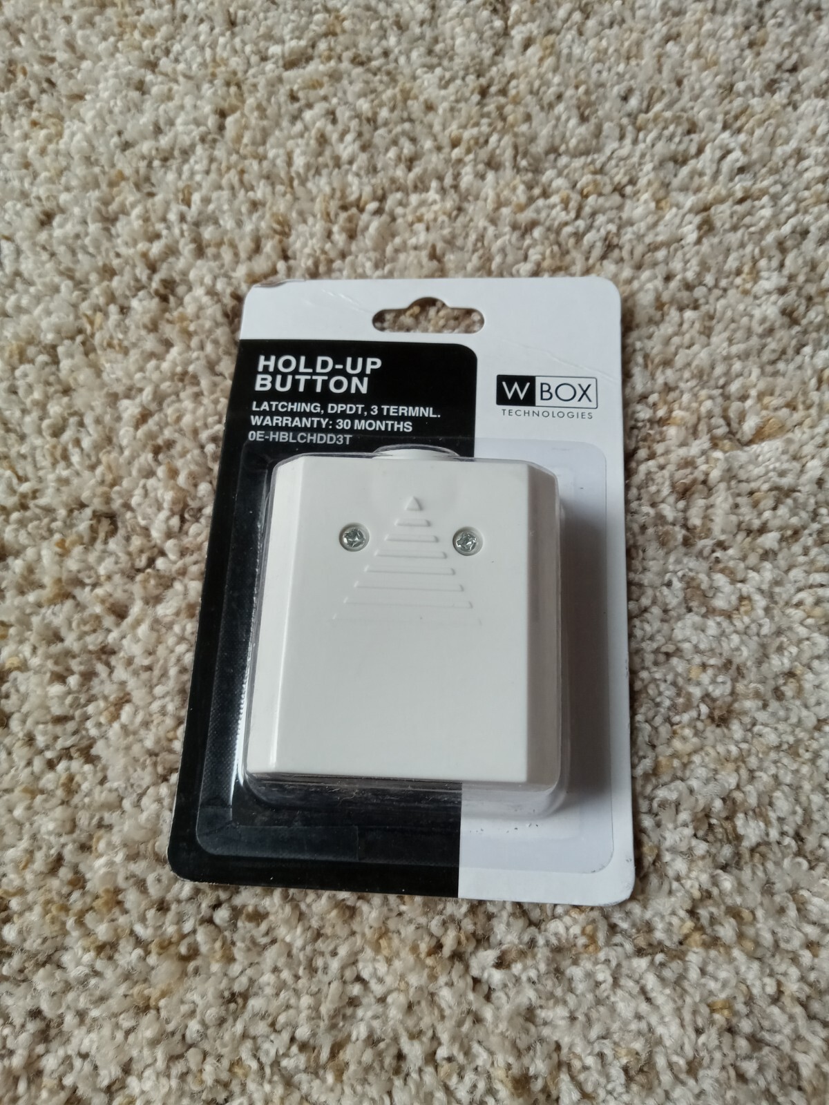 WBox Hold-Up Button OE-HBLCHDD3T