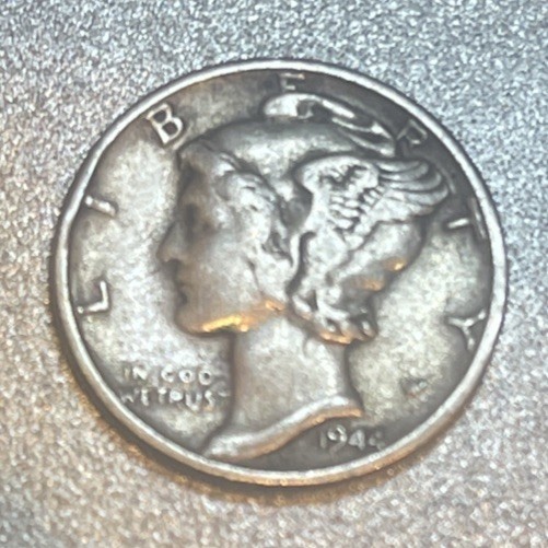 1944 S Mercury Dime Album Filler **FREE SHIPPING