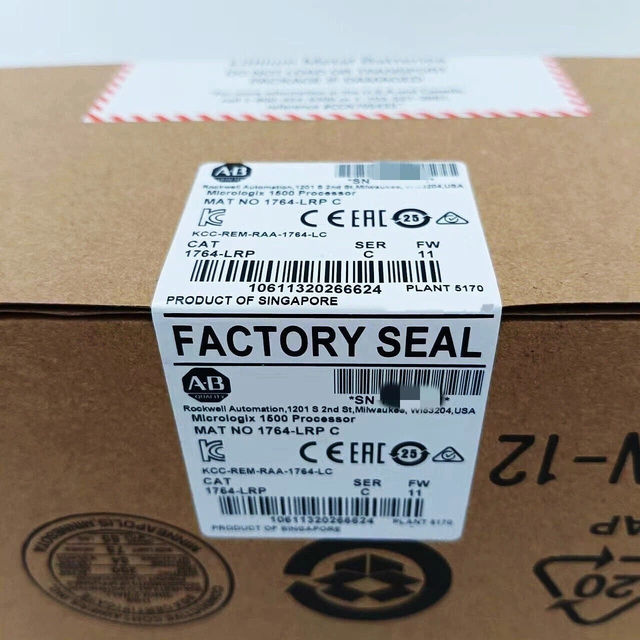 New Factory Sealed AB 1764-LRP SER C MicroLogix 1500 Processor Module 1764LRP